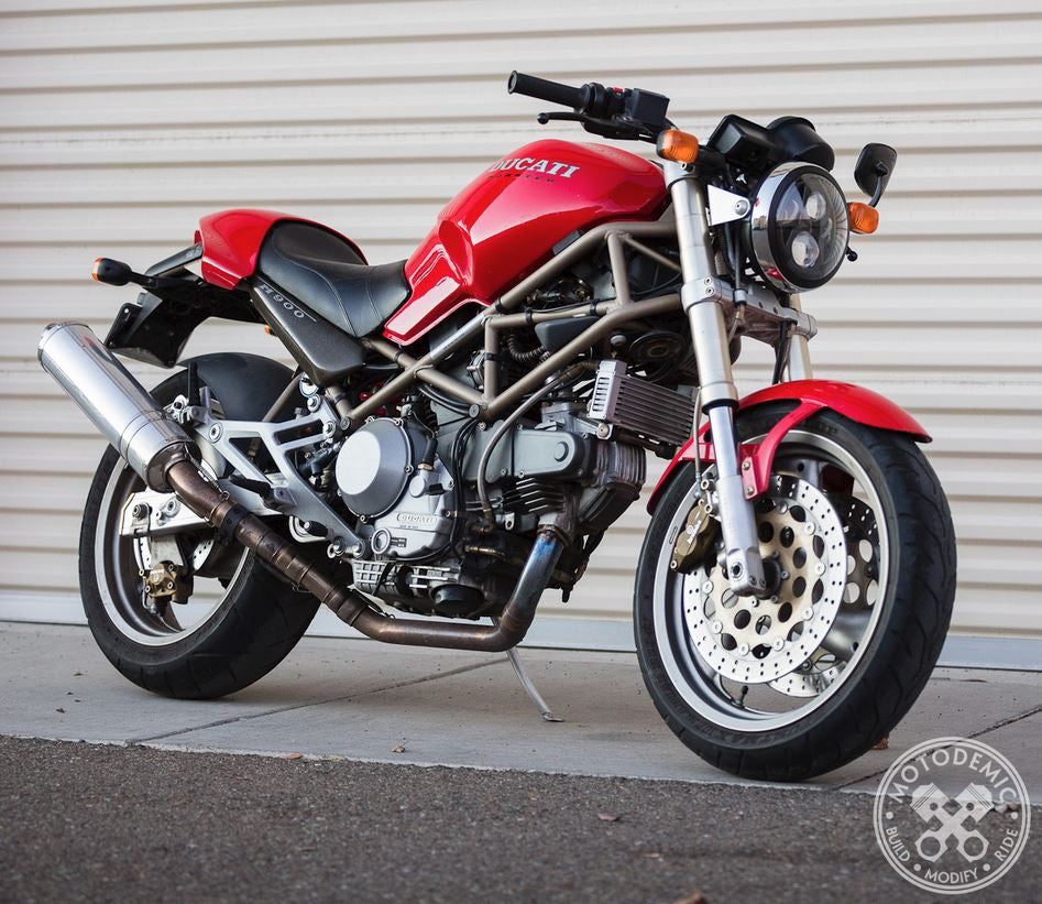 Motodemic LED Headlight Conversion Kit for the Ducati Monster 93-08