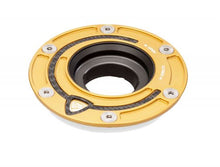 CNC Racing Aluminum with Carbon Inlay Gas Cap Flange for Older Ducati's  MV's and Yamaha Models