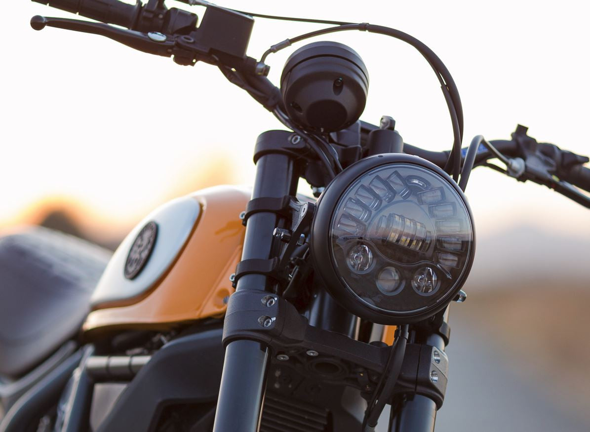 Motodemic LED Headlight Conversion Kit for the Ducati Scrambler (2019+)