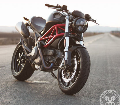 Motodemic LED and Round Halogen Headlight Conversion Kit for the Ducati Monster 1100/796/696