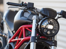 Motodemic LED and Round Halogen Headlight Conversion Kit for the Ducati Monster 1100/796/696