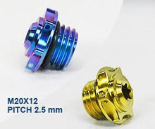 PROTI Titanium Engine Oil Fill Plug for Ducati  Honda  Kawasaki  Triumph  and Yamaha - M20x2.5