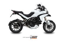 MIVV Slip-on, Suono Black, Standard Exhaust For Ducati Multistrada 1200 2010-2014