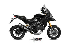 MIVV Slip-on, Delta Race Black, Standard Exhaust For Ducati Multistrada 1200 2010-2014