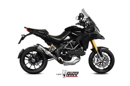 MIVV Slip-on, Delta Race Stainless Steel, Standard Exhaust For Ducati Multistrada 1200 2010-2014