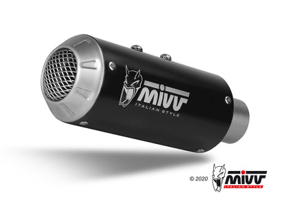 MIVV Slip-on, MK3 Black, Standard Exhaust For Ducati Monster 821 14-17, Monster 1200 / S 14-16