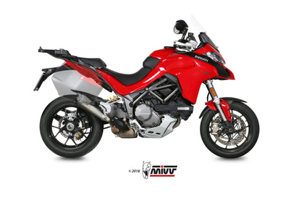 MIVV Slip-on, Delta Race Stainless Steel, Standard Exhaust For Ducati Multistrada 1200 15-17, Multistrada 1260 18-20