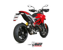 MIVV 2 Slip-on, MK3 Black, Standard Exhaust For Ducati Hypermotard 939 2016-2018