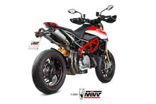 MIVV 2 Slip-on, X-M1 Titan, Standard Exhaust For Ducati Hypermotard 950/ SP 2019-2022
