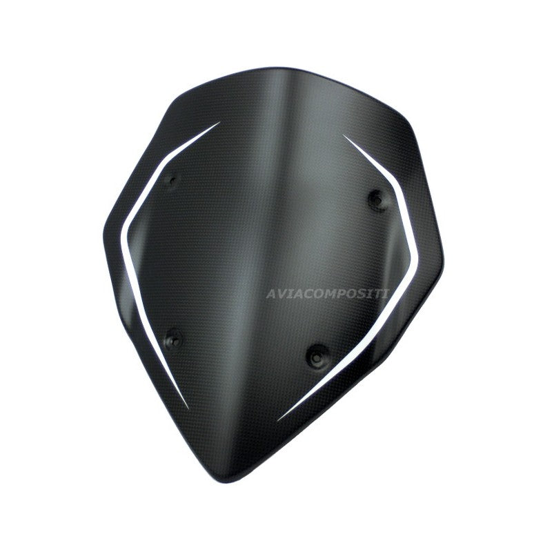 AviaCompositi Carbon Fiber Windscreen Type 2 for Ducati Multistrada 1200 (2013-2014)