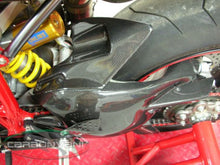 CARBONVANI - DUCATI 848 / 1098 & 1198 CARBON FIBRE REAR MUDGUARD  SHORT (2007-13)