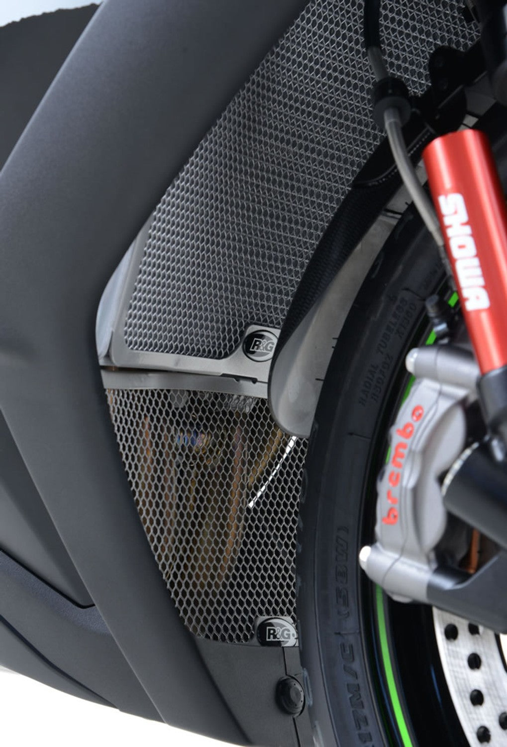 R&G Racing Downpipe Grille (must be fitted with RAD0200) for Kawasaki ZX-10R '11-'20