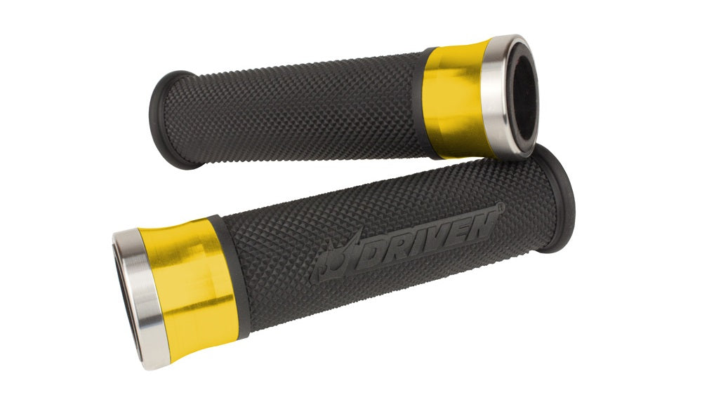 Driven Racing HALO Stainless Kraton Gel Grips