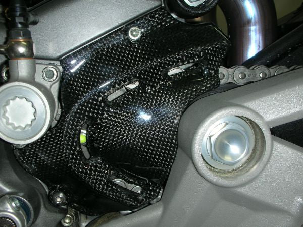 CARBONVANI - DUCATI MONSTER M696 / M796 / M1100 CARBON FIBER FRONT SPROCKET COVER