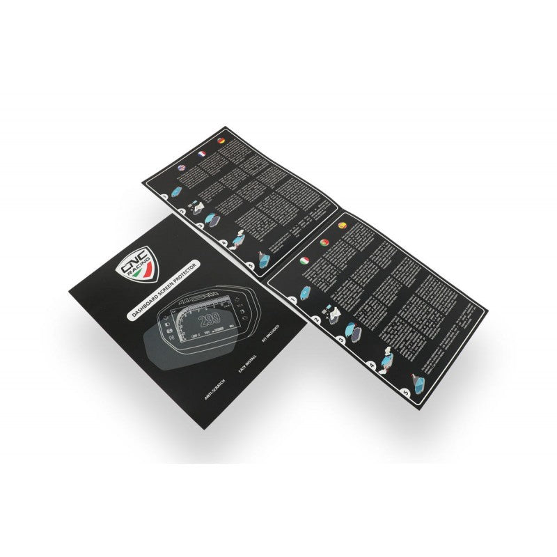 CNC Racing Dashboard Screen Protector Kit for the Ducati Hypermotard / Hyperstrada 821 / 939 and Streetfighter 1098 / 848