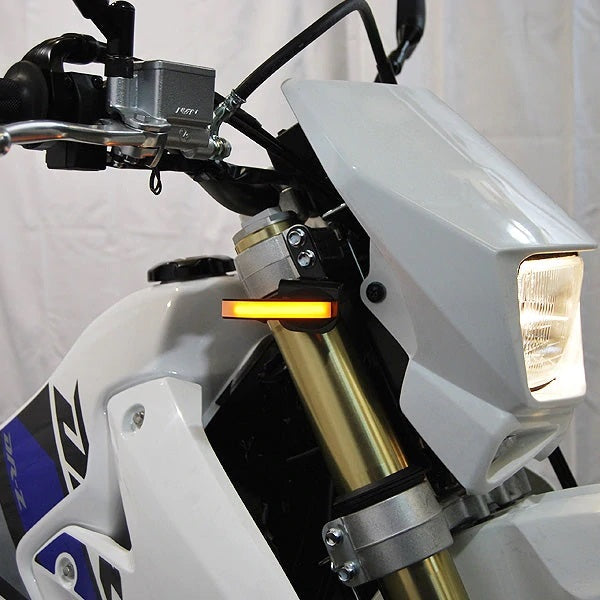 New Rage Cycles (NRC) Suzuki DRZ400 Front Turn Signal Kit