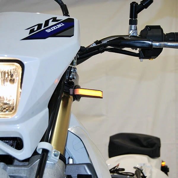 New Rage Cycles (NRC) Suzuki DRZ400 Front Turn Signal Kit