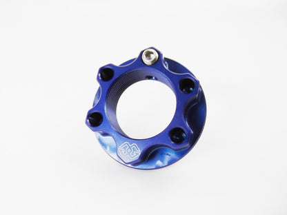 Gilles ACMA Aluminum Top Yoke Nut for BMW, Kawasaki, Suzuki, and Yamaha (M28x1.0)