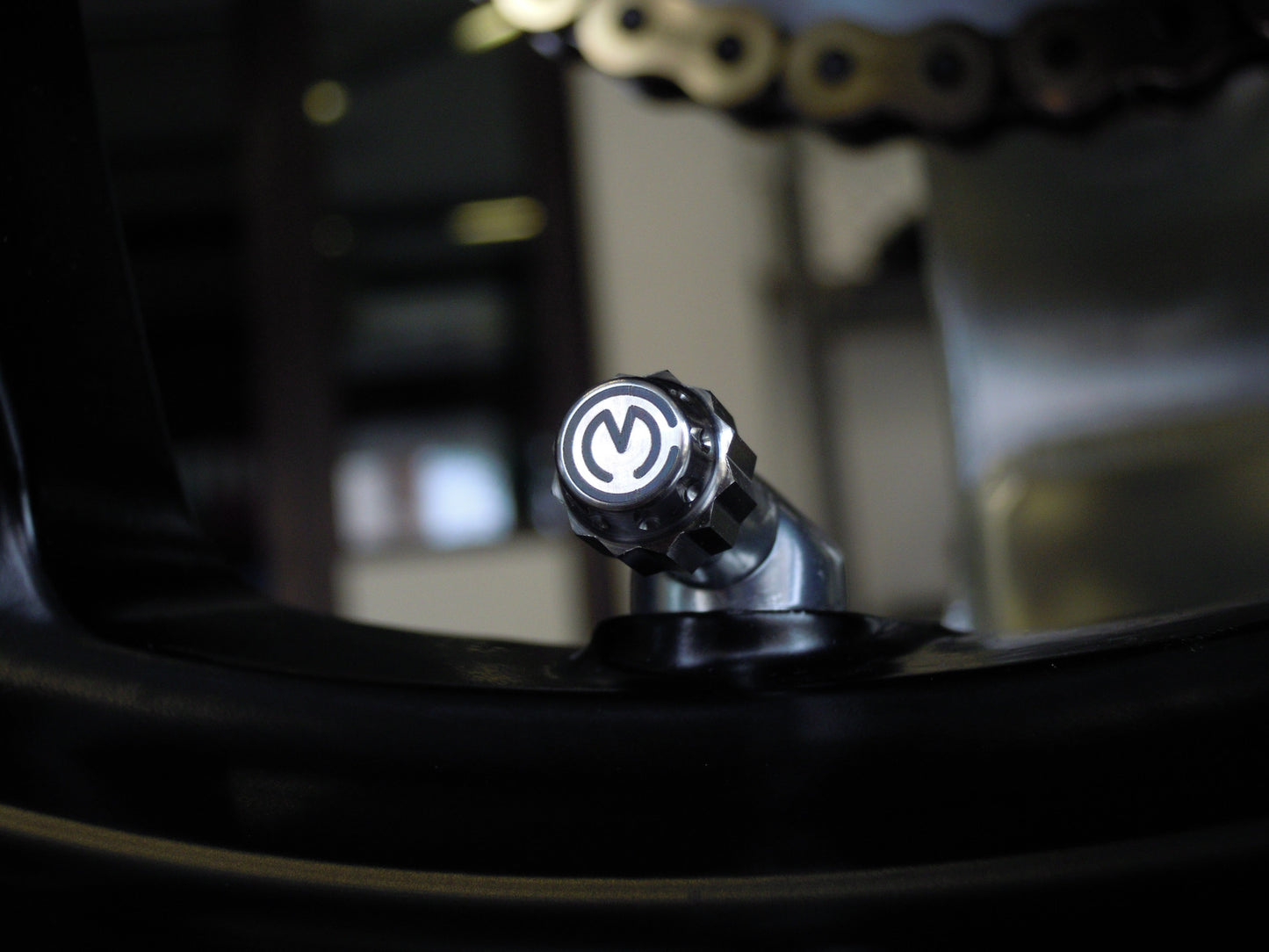 Motocorse Titanium Tire Valve Caps