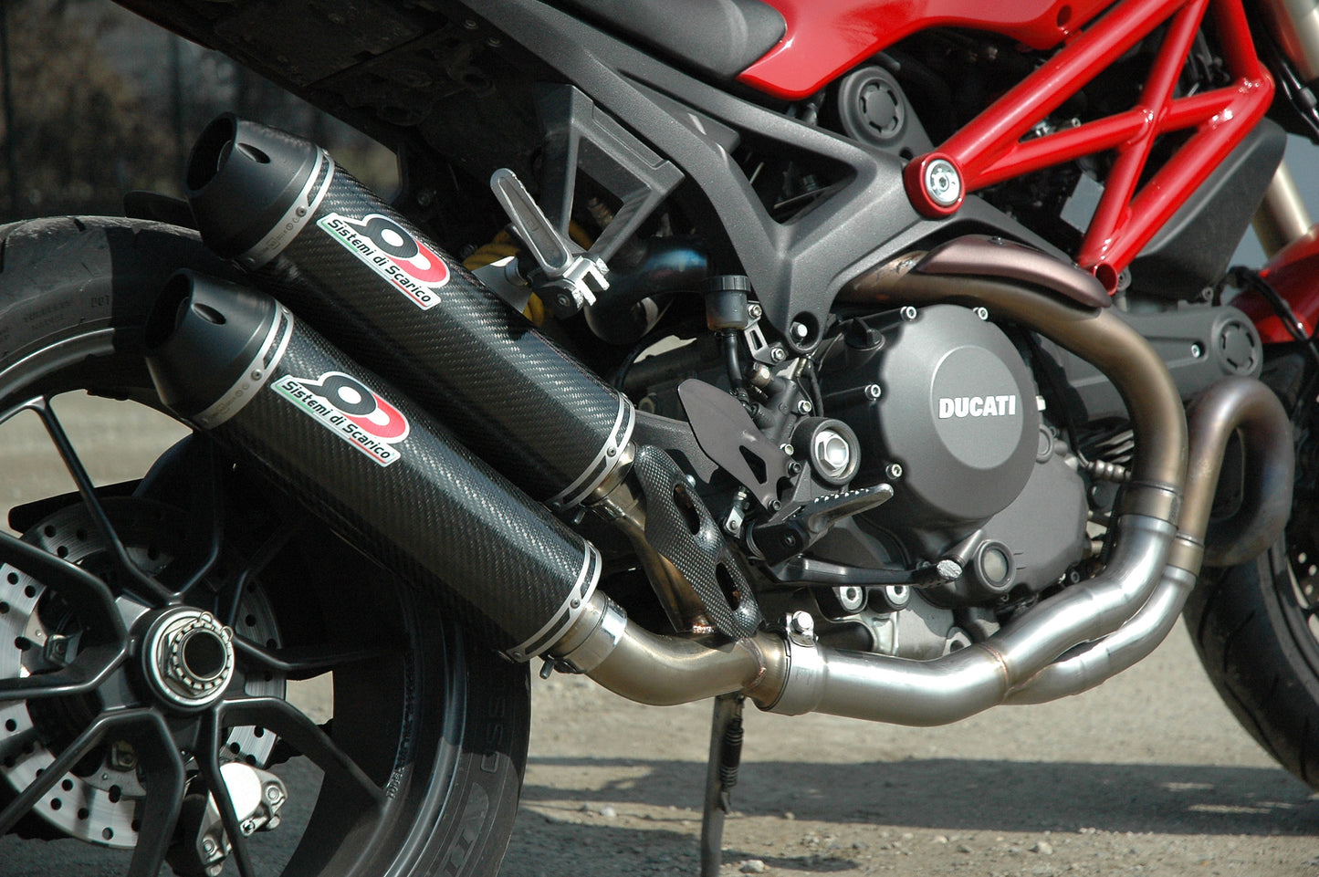 QD Exhaust Magnum System - Ducati MONSTER 1200 (2014-16) & 821 (2014-17) DISCO