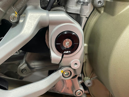 AEM FACTORY - DUCATI PANIGALE / STREETFIGHTER V4 FRAME PLUG KIT PLUS TITANIUM ENGINE / FRAME BOLTS