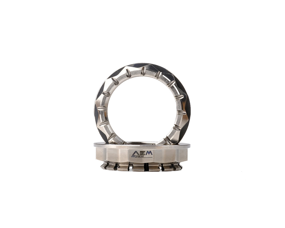 AEM FACTORY - DUCATI'S WITH SINGLE SIDED SWINGARM LARGE TITANIUM REAR WHEEL NUTS
