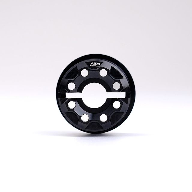 AEM FACTORY - 'DRILL' ALUMINUM STEERING HEAD NUT FOR DUCATI Hypermotard 1100, Diavel, and XDiavel