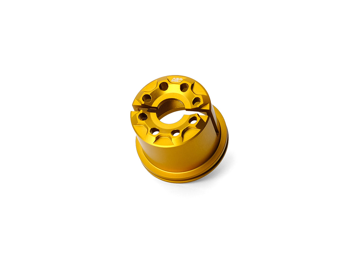 AEM FACTORY - 'DRILL' ALUMINUM STEERING HEAD NUT FOR MOST DUCATI'S