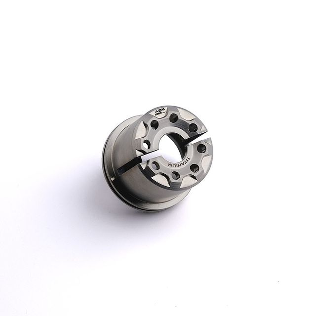 AEM FACTORY - 'DRILL' TITANIUM STEERING HEAD NUT FOR Ducati Panigale (all), Superleggera, 2025+ V4, Streetfighter V2