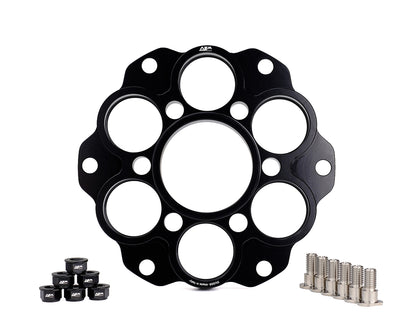 AEM FACTORY - DUCATI ALUMINUM 6 HOLE QUICK CHANGE SPROCKET CARRIER FOR PANIGALE  MONSTER 1200  & SUPERSPORT /S