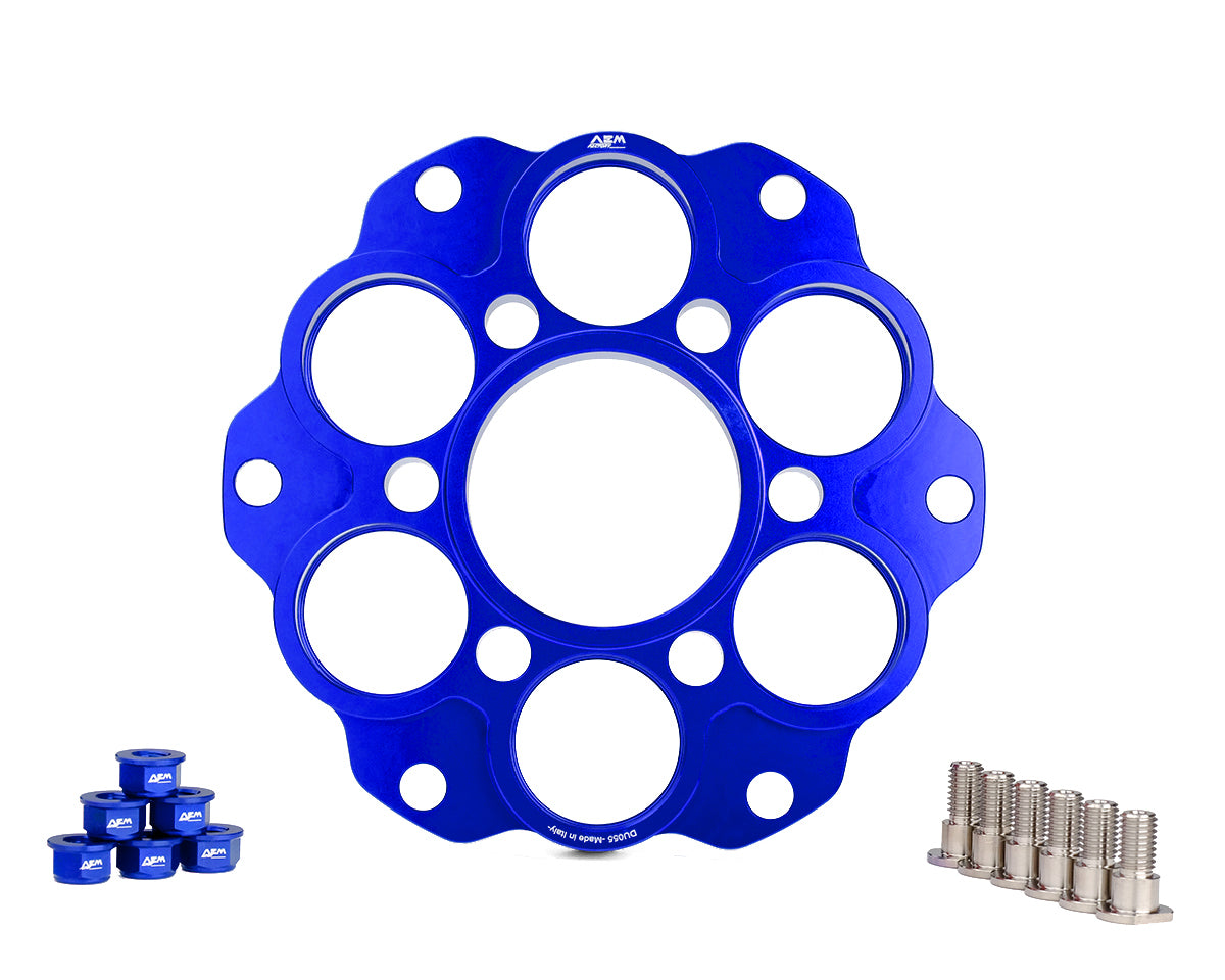 AEM FACTORY - DUCATI ALUMINUM 6 HOLE QUICK CHANGE SPROCKET CARRIER FOR PANIGALE  MONSTER 1200  & SUPERSPORT /S