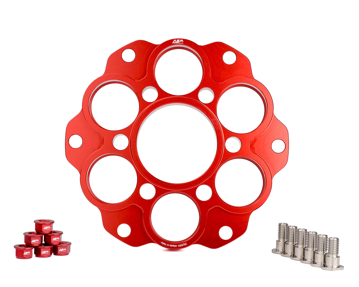 AEM FACTORY - DUCATI ALUMINUM 6 HOLE QUICK CHANGE SPROCKET CARRIER FOR PANIGALE  MONSTER 1200  & SUPERSPORT /S