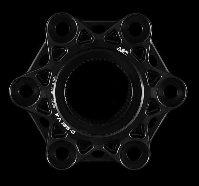 AEM FACTORY - D-SEI DUCATI 6 HOLE ALUMINIUM BILLET LIGHTWEIGHT HUB FLANGE for Ducati Panigale / Streetfighter V4 / S / R / Speciale