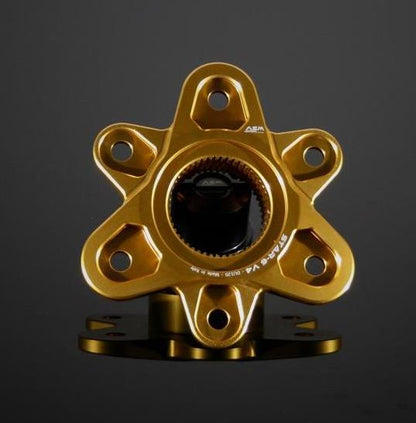 AEM FACTORY - STAR-6 DUCATI 6 HOLE ALUMINIUM BILLET LIGHTWEIGHT HUB FLANGE for Ducati Panigale / Streetfighter V4 / S / R / Speciale