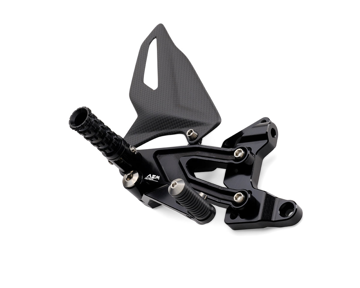 AEM FACTORY - Ducati Panigale V4 / R / S Billet Rearsets (18-24)