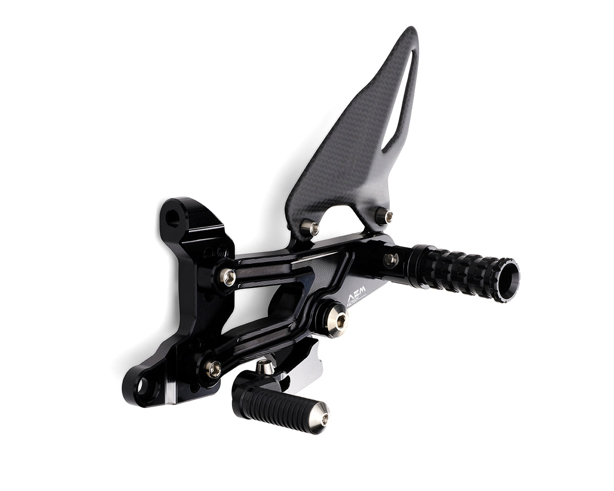 AEM FACTORY - Ducati Panigale V4 / R / S Billet Rearsets (18-24)