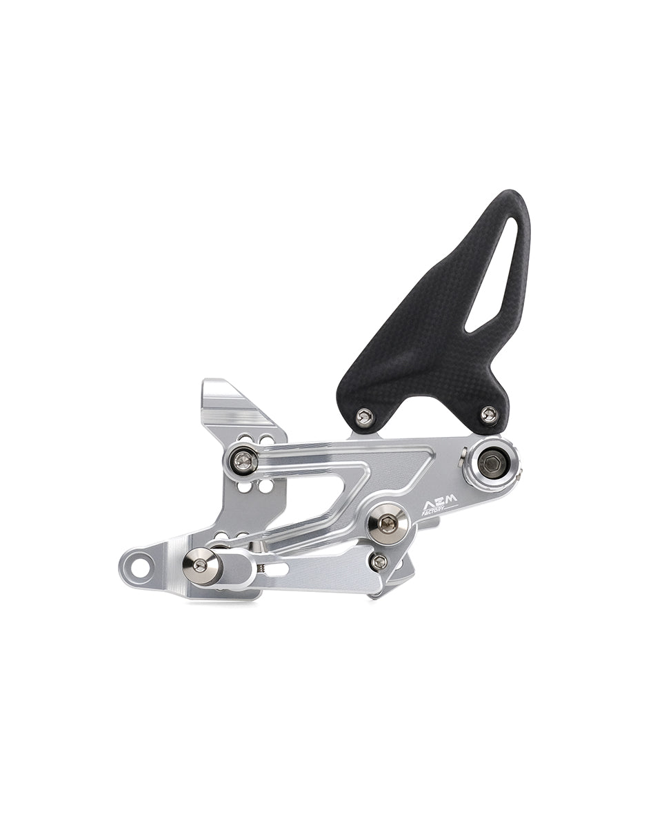 AEM FACTORY - Ducati Panigale V4 / R / S Billet Rearsets (18-24)