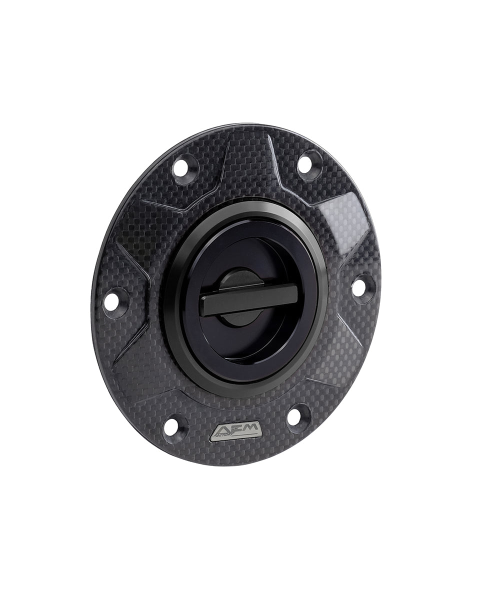 AEM FACTORY - 'CARBON GEAR 115' GAS CAP WITH QUICK RELEASE ACTION FOR Ducati and KTM