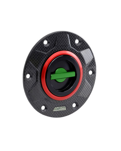 AEM FACTORY - 'CARBON GEAR 115' GAS CAP WITH QUICK RELEASE ACTION FOR Ducati and KTM