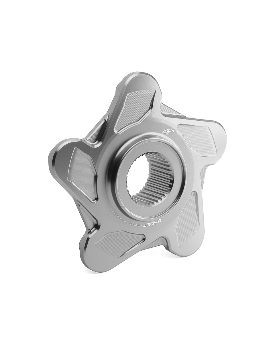 AEM FACTORY - GHOST-5 DUCATI ALUMINUM BILLET LIGHTWEIGHT HUB FLANGE AND CUSH DRIVES for Small Hub Ducati Models