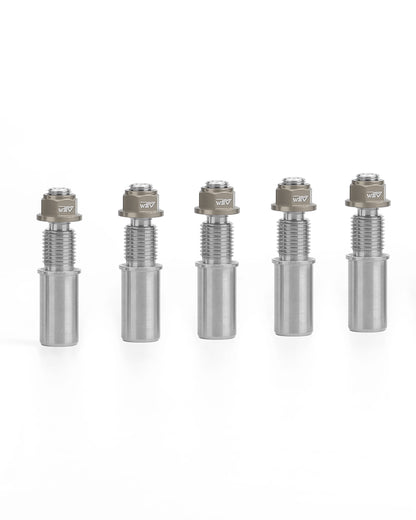 AEM FACTORY - TITIANUM STUDS AND ERGAL NUTS (SET OF 5) FOR DUCATI DUAL SIDED SWINGARM SPROCKET CARRIER