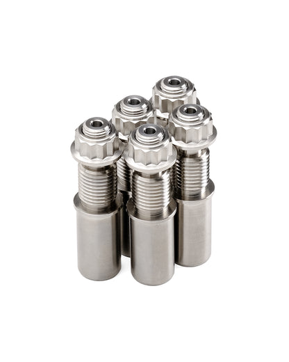 AEM FACTORY - TITIANUM STUDS AND ERGAL NUTS (SET OF 5) FOR DUCATI DUAL SIDED SWINGARM SPROCKET CARRIER