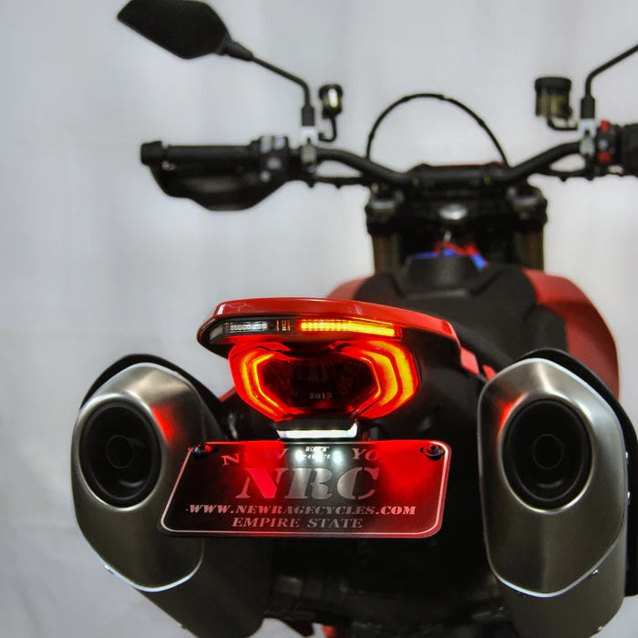 New Rage Cycles (NRC) Ducati Hypermotard 698 Mono Fender Eliminator and Rear Turn Signals
