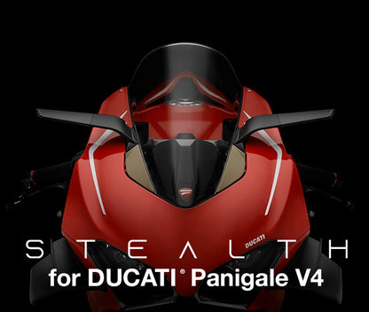 Rizoma Stealth Mirrors for the Ducati Panigale V4 / S / R / V2 (18-24)