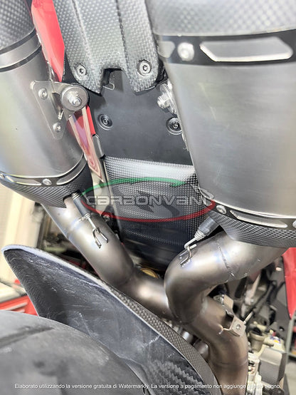 Carbonvani Carbon Fiber Lower Tank Cover for Ducati Panigale V4 (2025+)
