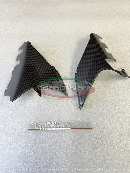 Carbonvani - Ducati Panigale / Streetfighter V4 Carbon Fiber Exhaust Delete Inserts (2025+)