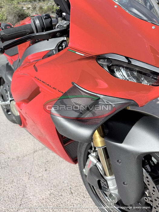 Carbonvani - Ducati Panigale V4 / S / R / SP Carbon Fiber Winglets (2025+)