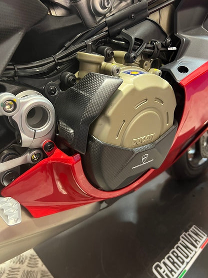 Carbonvani Carbon Fiber Upper Clutch Cover for Ducati Panigale / Streetfighter V4 V4 / S (2025+)