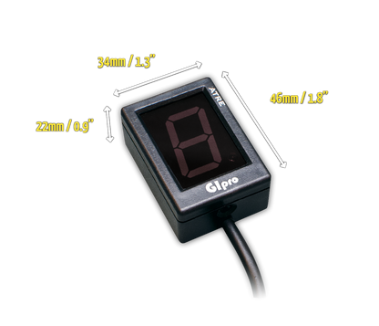 Healtech GIpro ATRE G2 - Gear Position Indicator w/ Timing Retard Elimination (TRE) for Kawasaki ZX-10R (2016+), ZX-14R (2016+), Z400, Z650, Versys-x 300, and KLE300