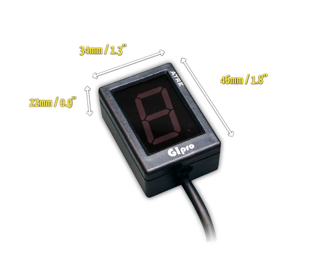 Healtech GIpro ATRE G2 - Gear Position Indicator w/ Timing Retard Elimination (TRE) for Aprilia RSV4 / Tuono V4 (09-16)
